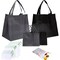 Non-Woven Tote Grocery Bags and Mesh Produce Shopping Bags (5 Sizes, 15 Pieces)